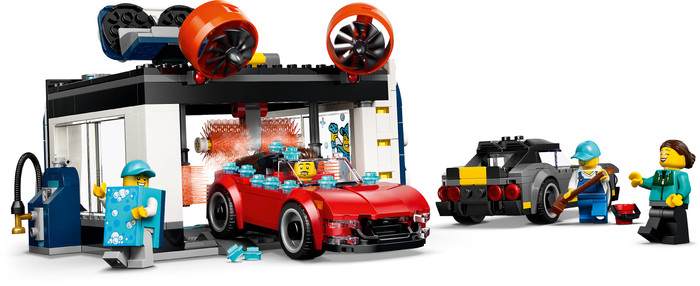 LEGO City Drive-Through Car Wash 60497 detail