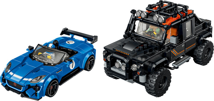 LEGO Speed Champions Jaguar Project 7 en Land Rover Defender 77264 visual leverancier