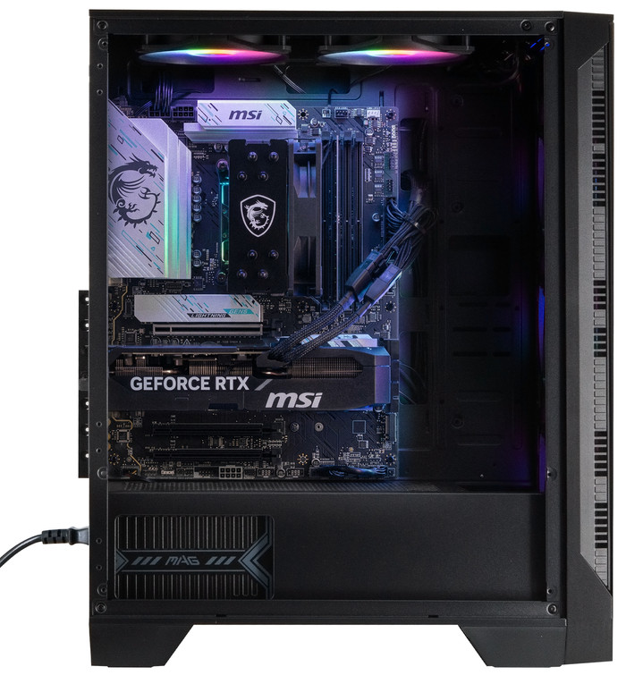Cobalt x Powered by MSI - Tier 2 - RTX 5070 - Ryzen 7 9700X linkerkant