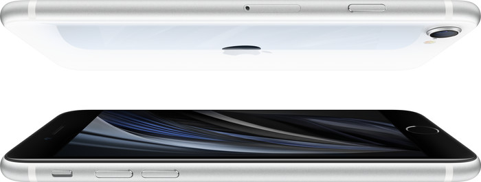 Refurbished iPhone SE 2020 64GB Wit (Zo goed als nieuw) achterkant