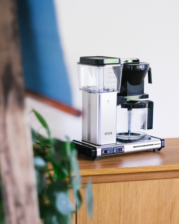 Moccamaster KBG Select Inox produit à l'usage