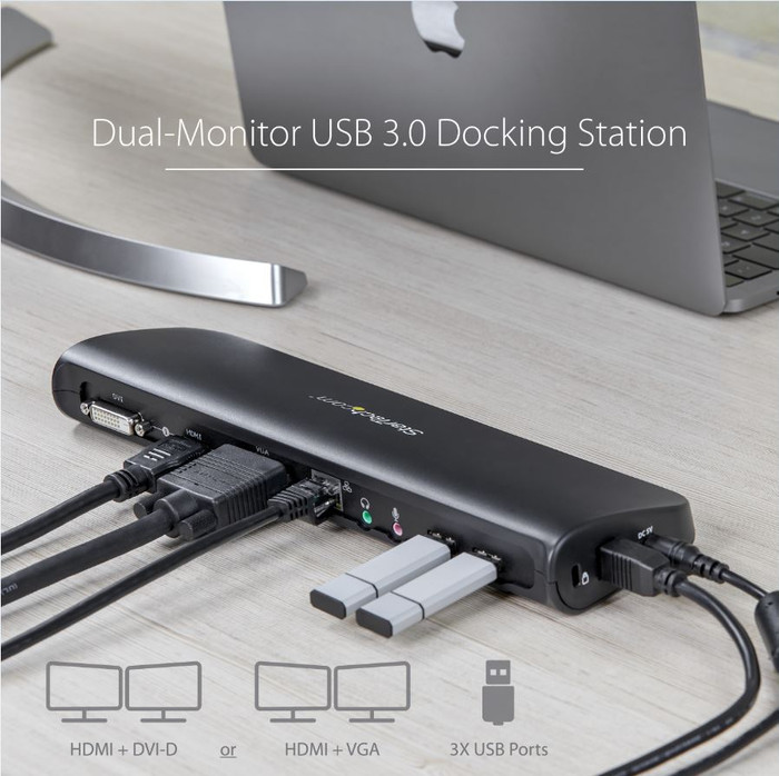 Samsung LS27R650 StarTech usb-A dock + Logitech wireless toetsenbord en muis QWERTY