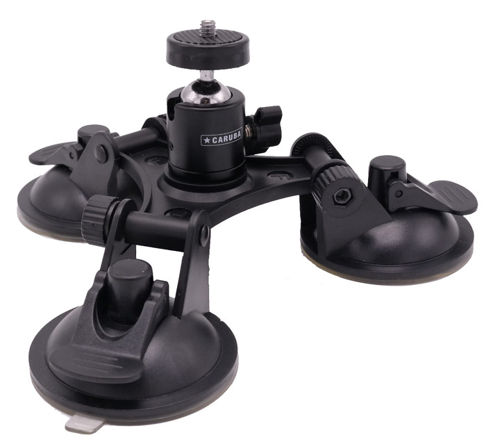 Caruba Triple Suction Cup Pro Mount Main Image