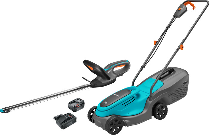 Gardena PowerMax 30/18V P4A Solo + Gardena EasyCut 45/18V + Bosch Starterset 18V 4,0 Ah Main Image
