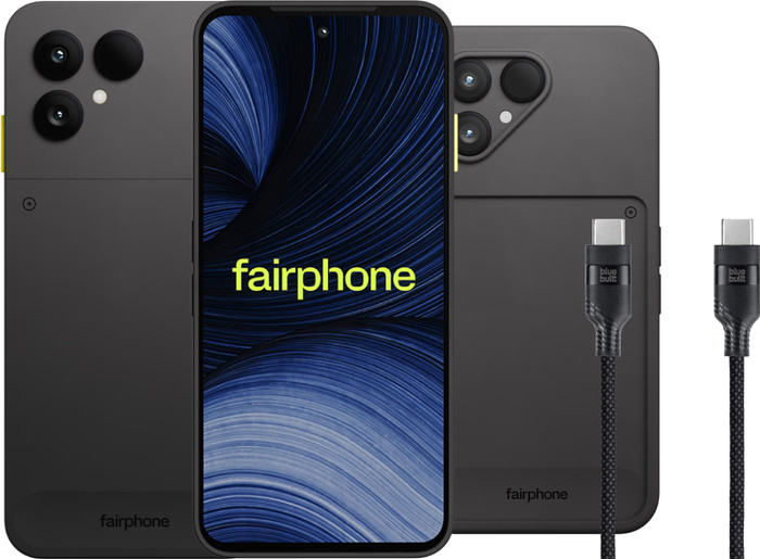 Fairphone 6+ 256GB Zwart 5G + Basis Accessoirepakket Main Image