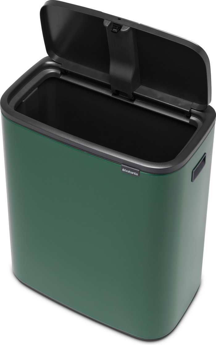 Brabantia Bo Touch Bin 60 Litres Pine Green dessus