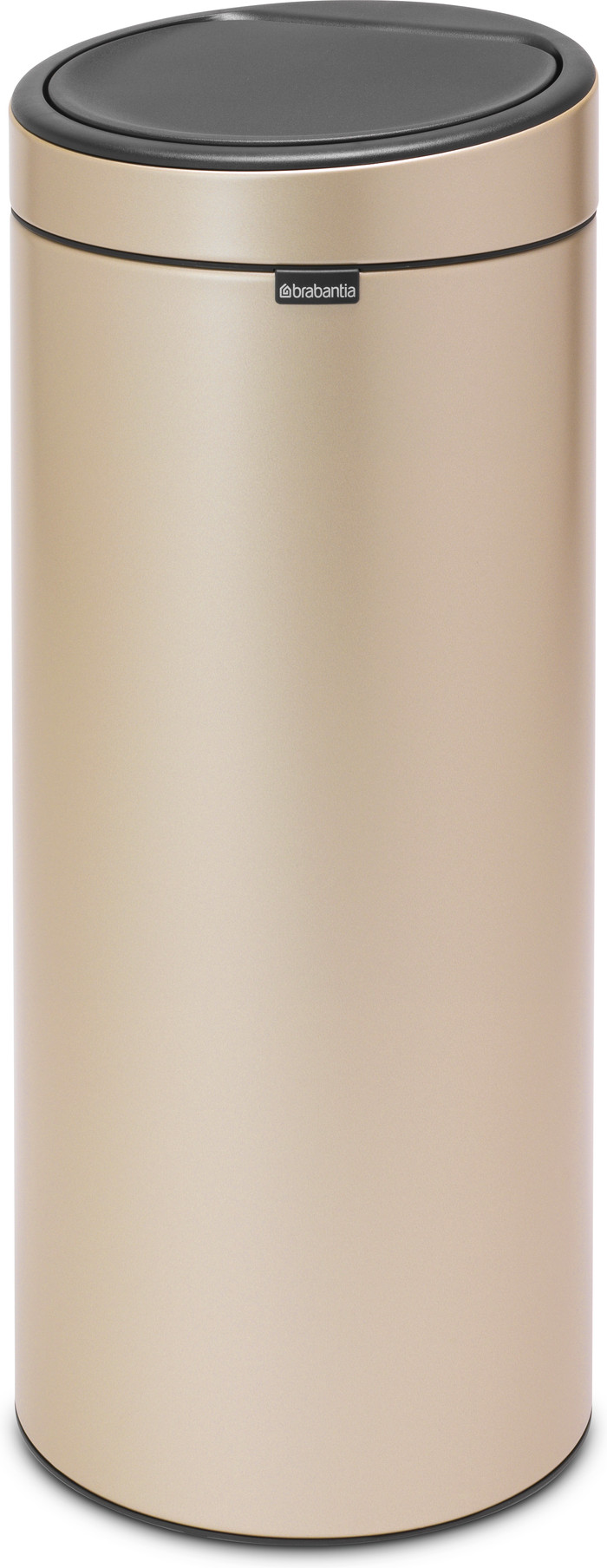 Brabantia Touch Bin 30L Metallic Gold front