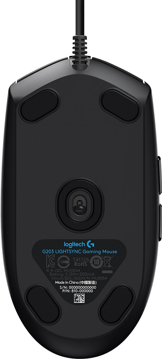 Logitech G203 Lightsync Gaming Muis Zwart null