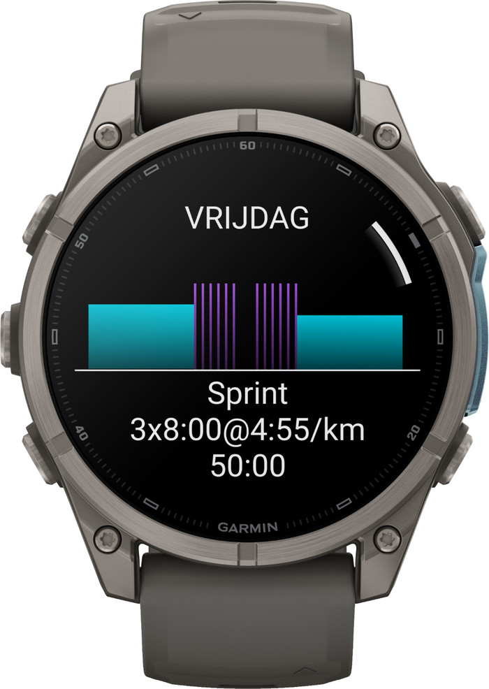 Garmin Fenix 9 Grijs 47mm voorkant