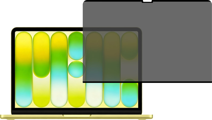 BlueBuilt Magnetische Privacy Screenprotector voor Macbook Neo voorkant