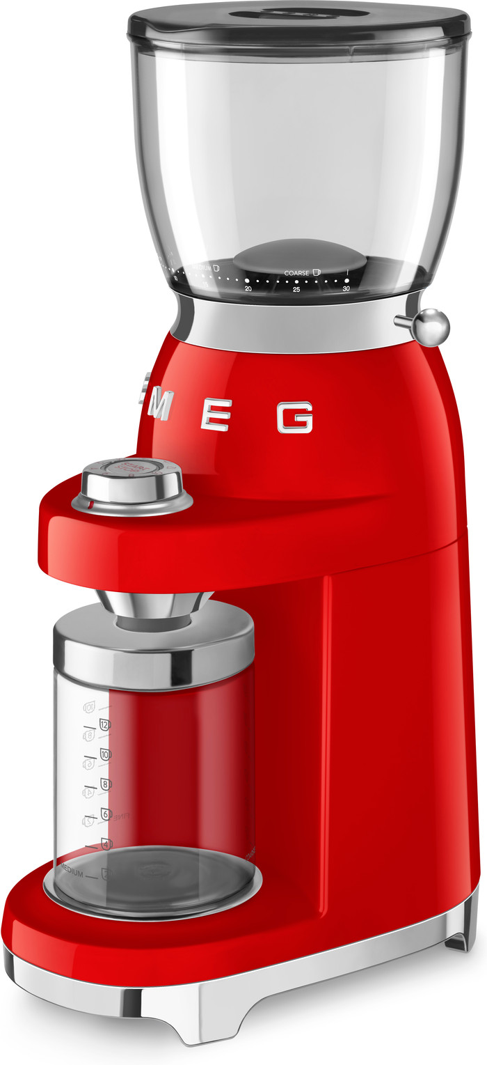 SMEG ECF02RDEU Rood + koffiemolen null