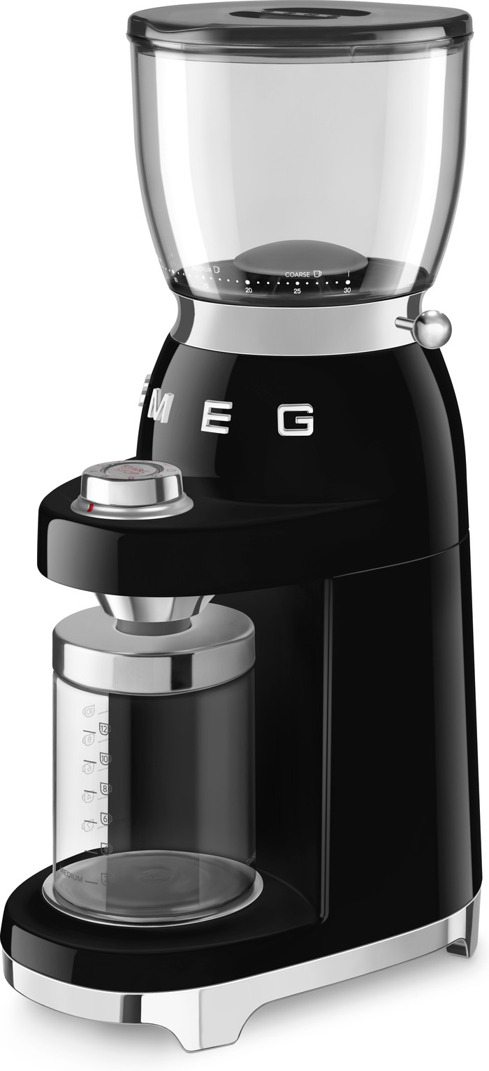 SMEG CGF11BLEU Zwart rechterkant