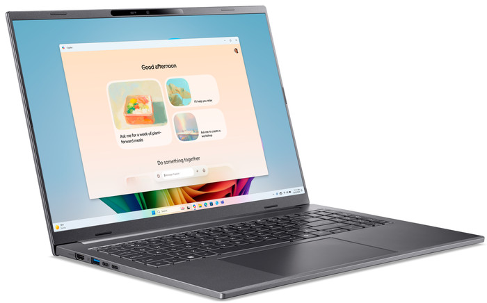 Acer Aspire 16 AI OLED A16-52M-776N voorkant