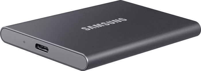 Samsung T7 Portable SSD 1TB Grijs onderkant