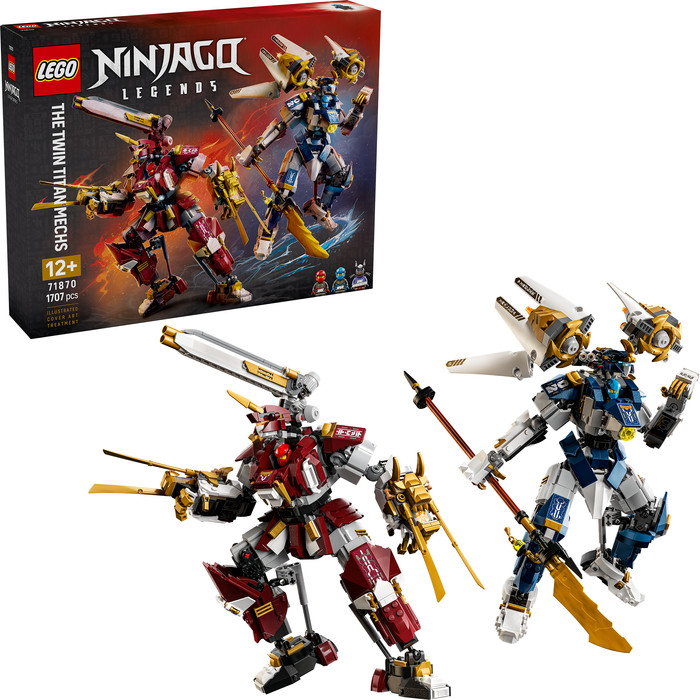 LEGO Ninjago De Twee Torenhoge Mecha 71870 rechterkant