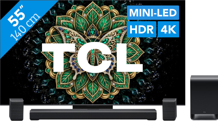 TCL QD Mini-led 55" C69K Pro (2026) + TCL S65K Main Image