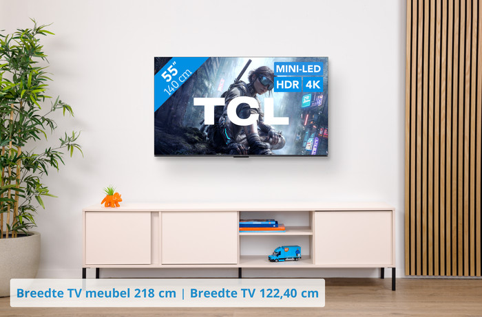 TCL QD Mini-led 55" T8D (2026) visual Coolblue 1