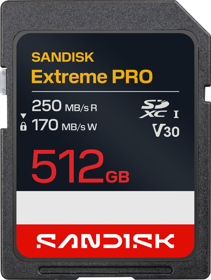 SANDISK Extreme PRO SDXC 512GB 250MB/s Main Image