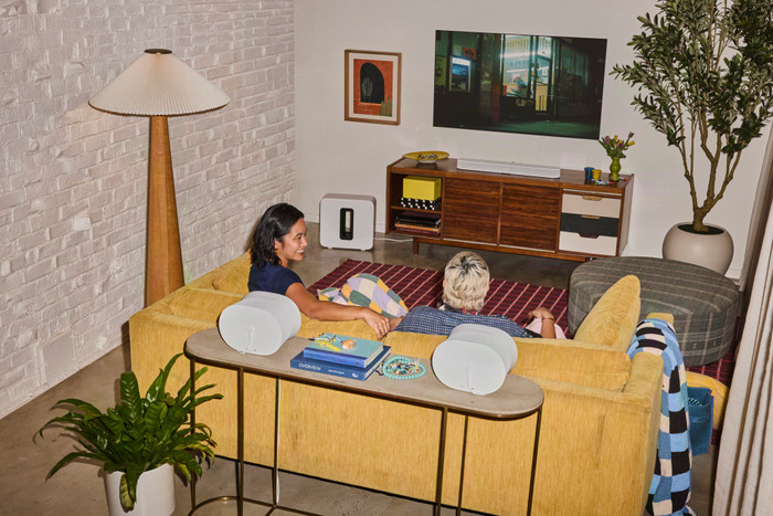 Sonos Beam Ultra Wit product in gebruik