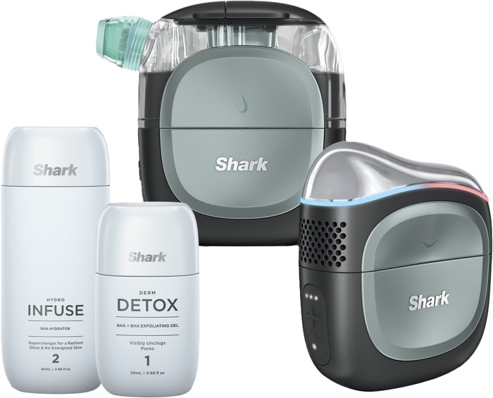 Shark FacialPro Glow + DePuffi FH320EUBK Black Main Image