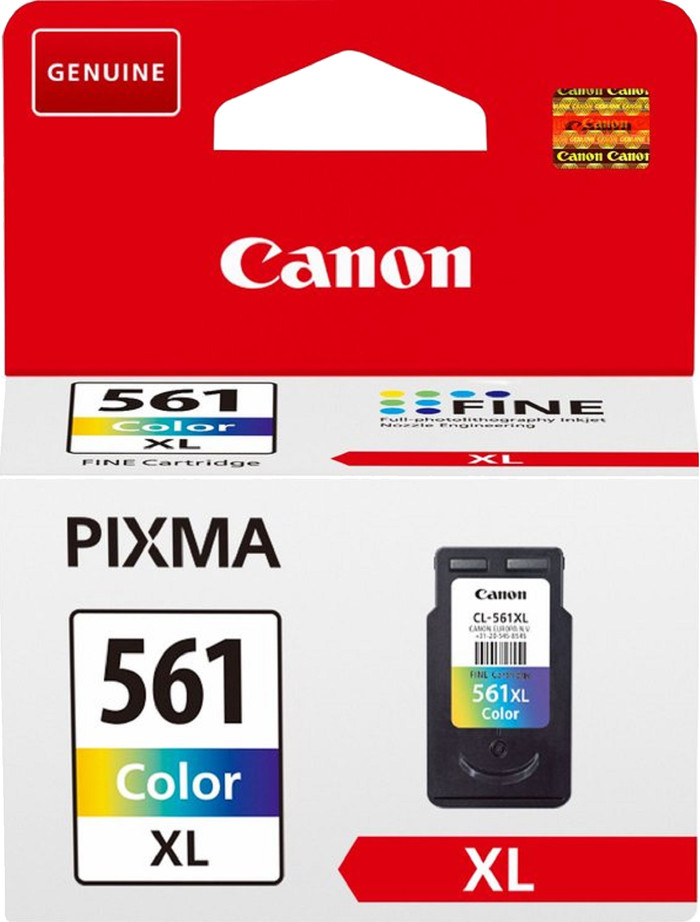 Canon CL-561XL Colour Ink Cartridge – 3730C001, XL High Yield, 1-Pack