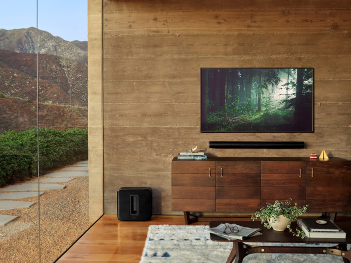 Sonos Arc Muurbeugel product in gebruik