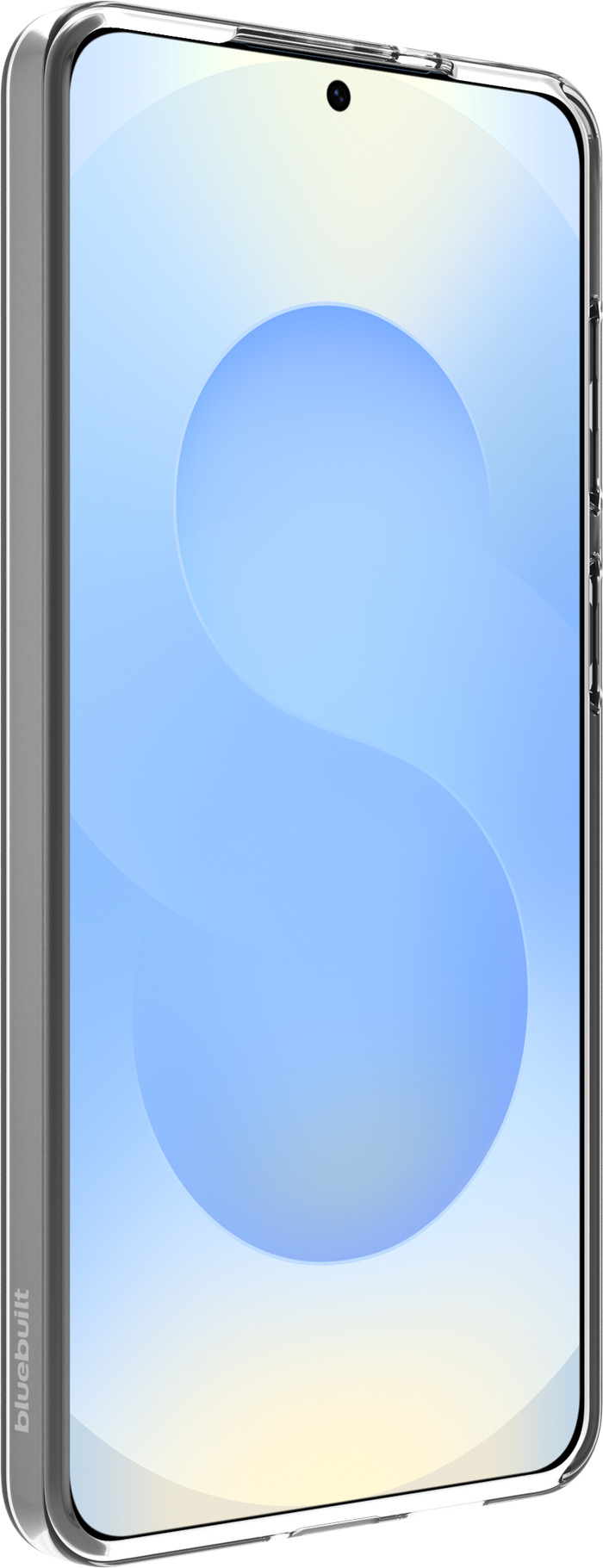 BlueBuilt Samsung Galaxy S26 Plus Back Cover Transparent left side