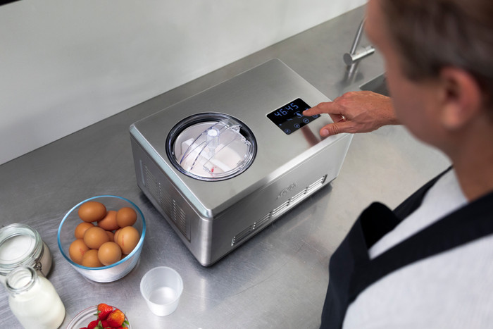 SOLIS Gelateria Pro Touch 8502 product in gebruik