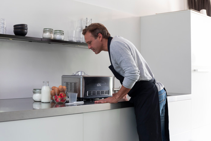 SOLIS Gelateria Pro Touch 8502 product in gebruik