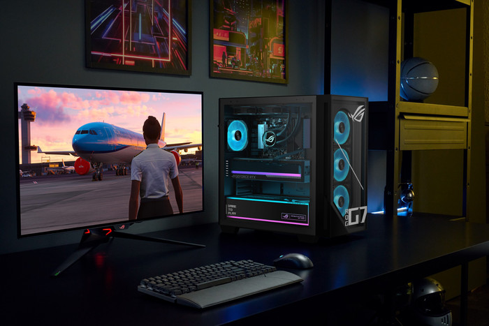 ASUS ROG GM700TZ-R9700X162W product in gebruik