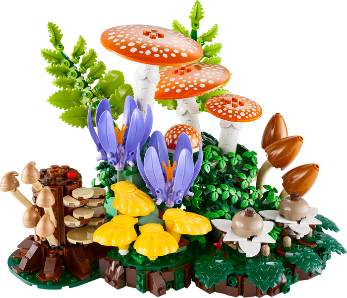 LEGO Botanicals Woodland Mushrooms 11505 Main Image