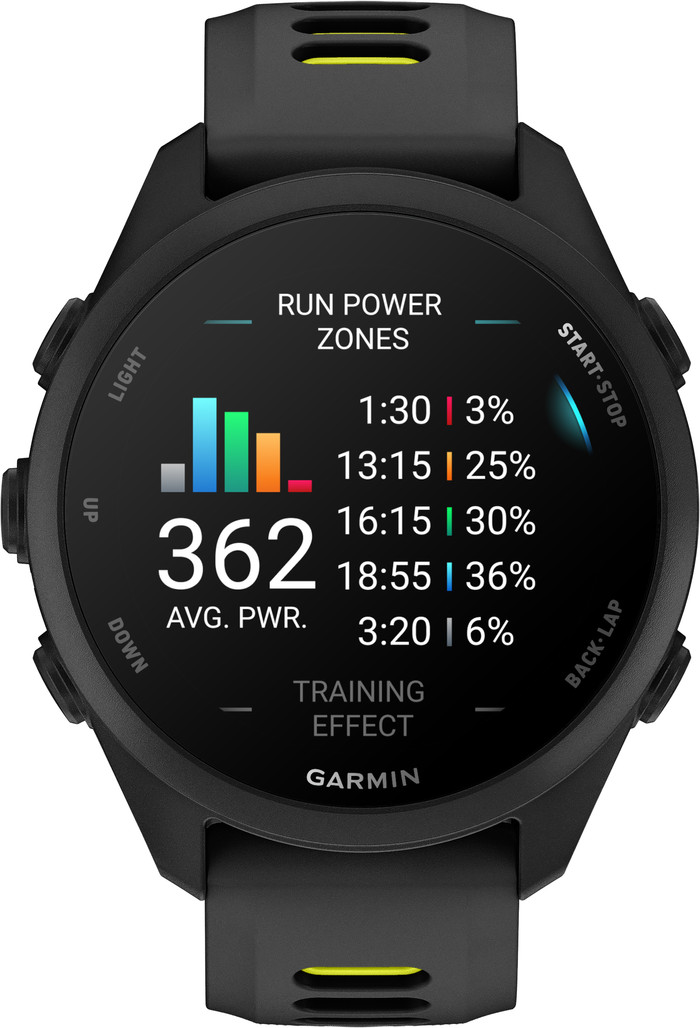 Garmin Forerunner 170 43 mm Zwart voorkant