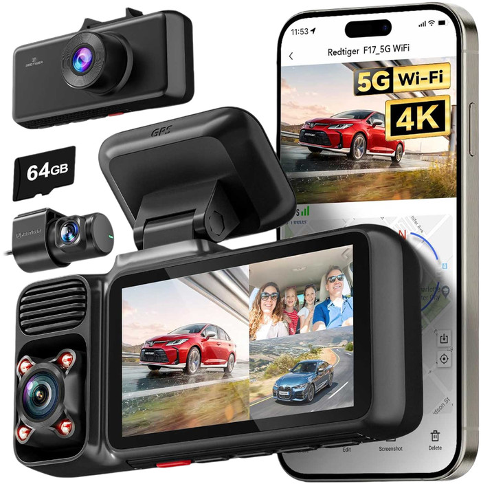 Redtiger F17 3CH 4K Wifi GPS 64GB visual leverancier