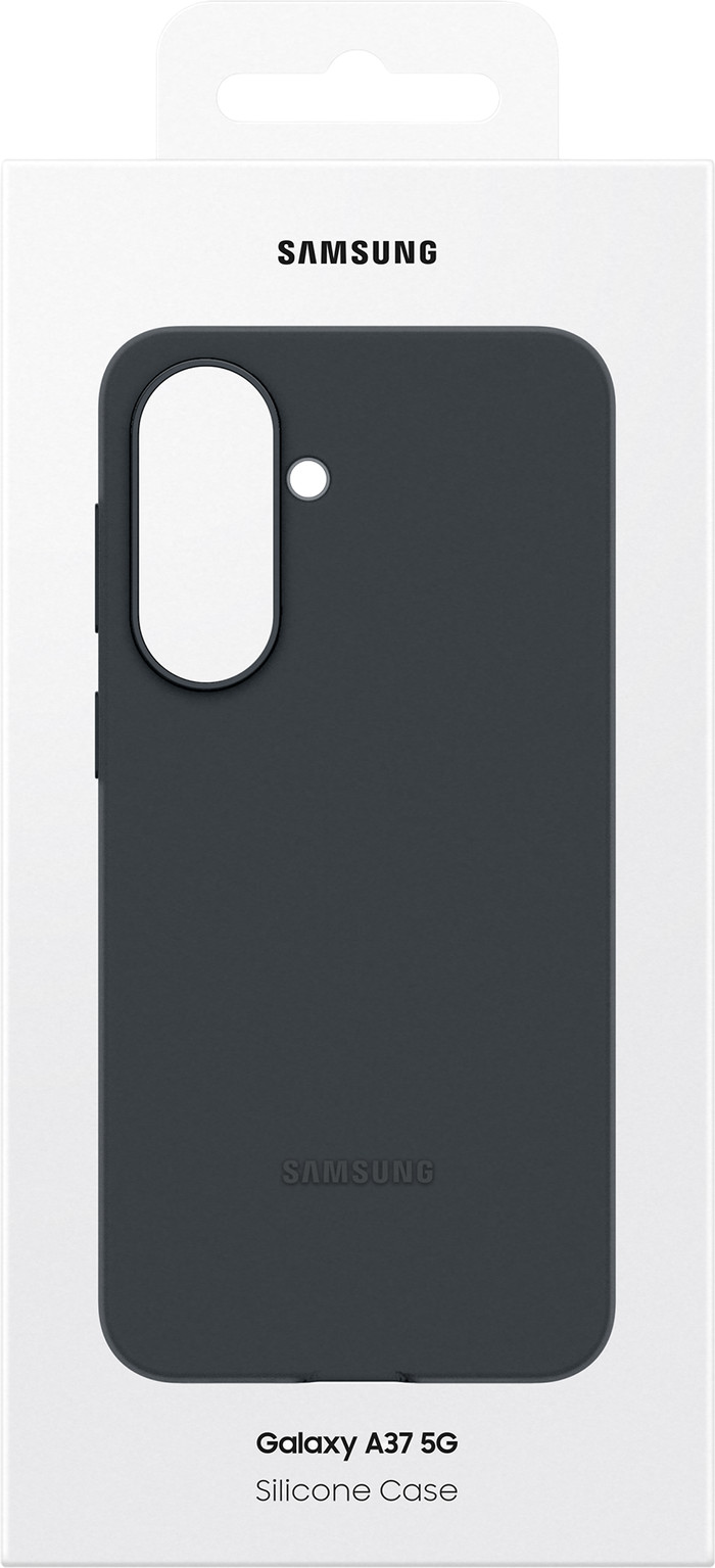 Samsung Galaxy A37 Silicone Back Cover Black packaging