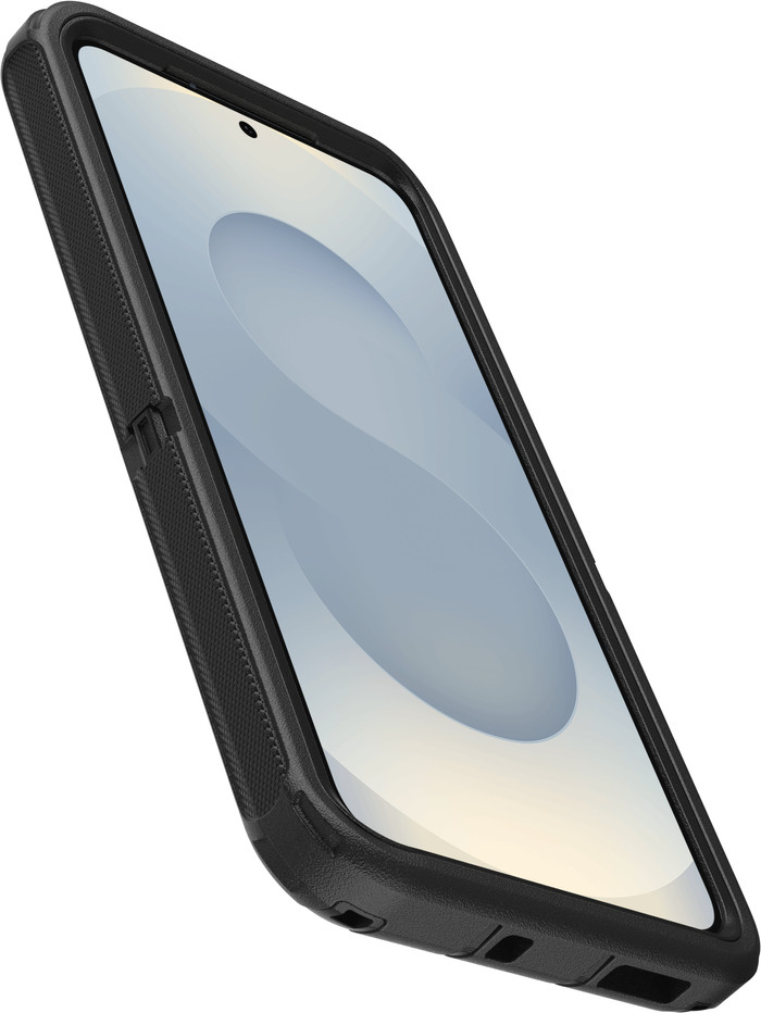 OtterBox Defender Samsung Galaxy S25 Back Cover Black bottom