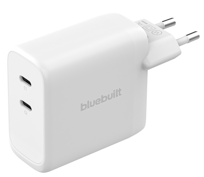 BlueBuilt 100W GaN Oplader met 2 Usb C Poorten Wit Main Image