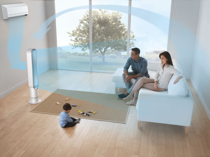 Dyson AM07 Wit/Zilver null