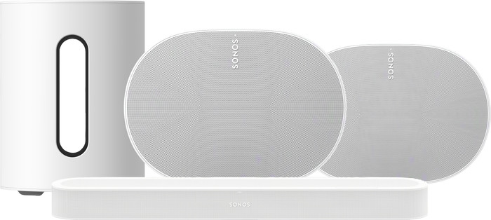 Sonos Beam Ultra Wit + Sonos Sub Mini + 2x Era 300 Wit Main Image
