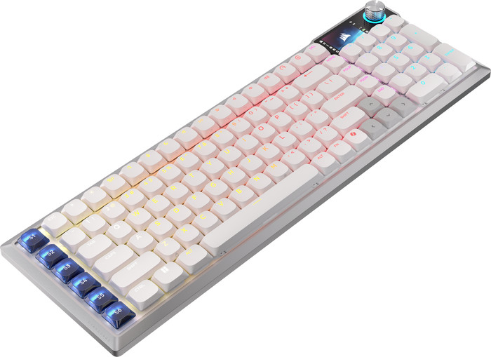 Corsair Vanguard AIR 99 Wireless Gaming Toetsenbord Wit Qwerty bovenkant