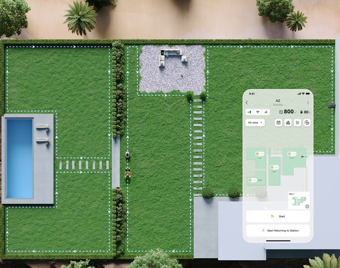 Dreame A2 1200 product in gebruik