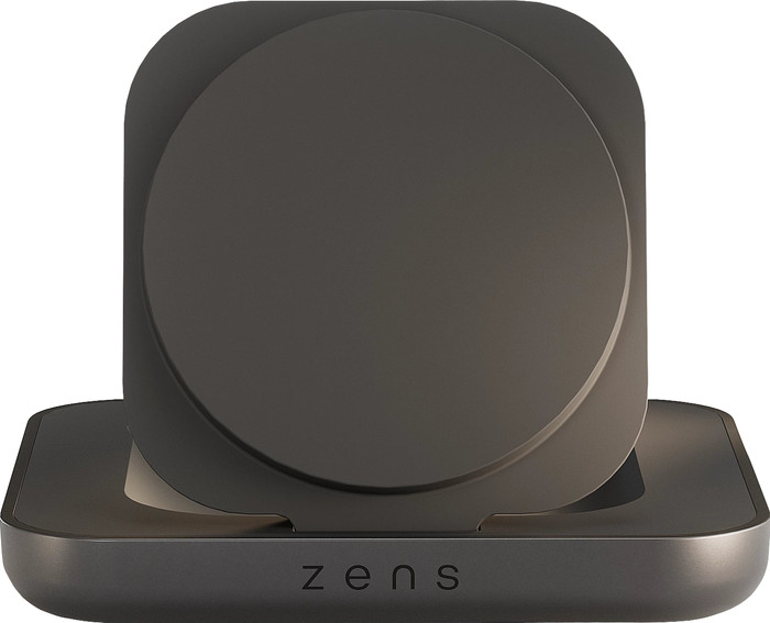 ZENS MagSafe en Qi2 Draadloze Oplader 15W met Standaard Zwart voorkant