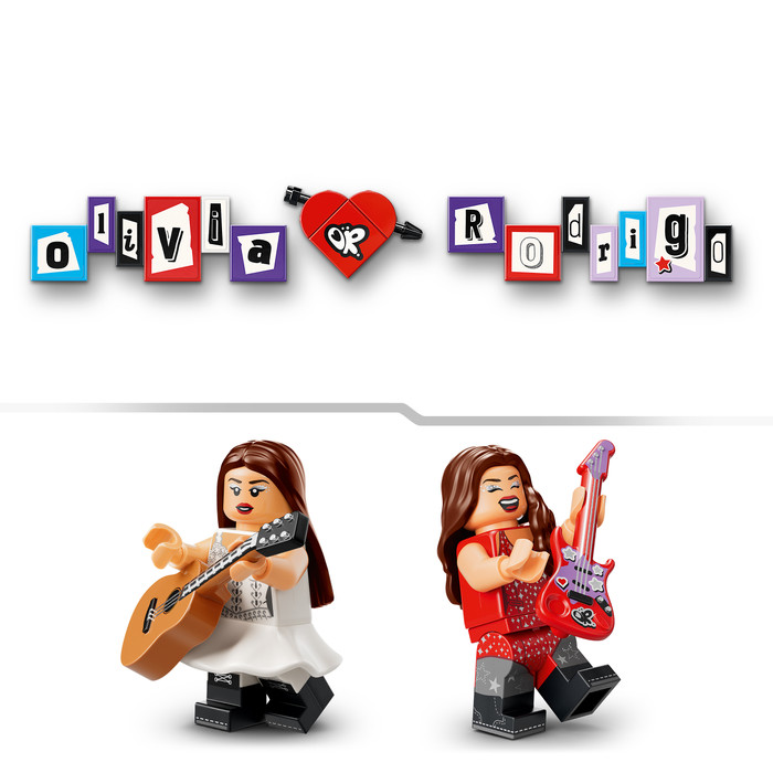 LEGO Editions Olivia Rodrigo's Dubbele Gitaar 43031 detail