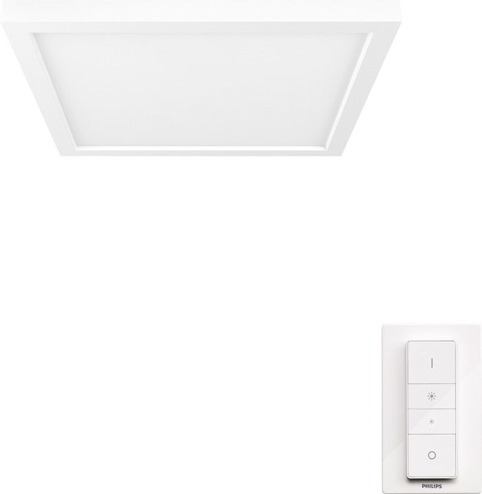 Philips Hue Aurelle Ceiling Lamp White Ambiance Square - Small Main Image