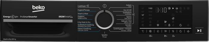 Beko BM5DFT4941B IronFinish - 9/6 kg detail
