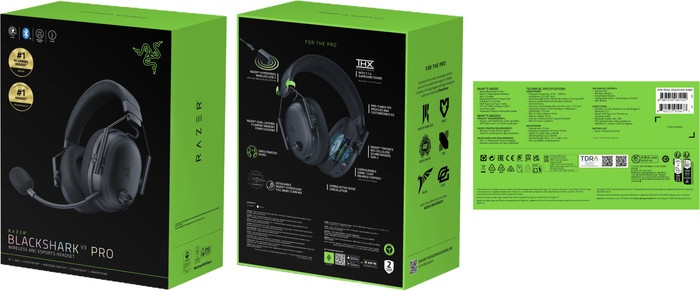 Razer BlackShark V3 Pro Wireless PC - Black packaging