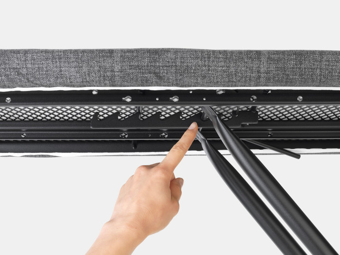 Brabantia Planche à Repasser C 124 x 45 cm Denim Black produit à l'usage