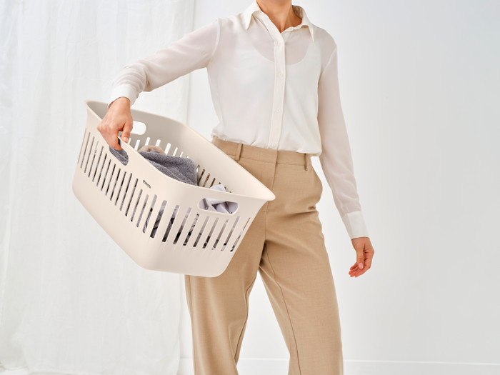 Brabantia Collect-It Laundry Basket 40L - Set of 2 - Beige product in use