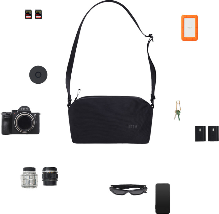 Urth Dolomite 5.1L Camera Sling Zwart detail