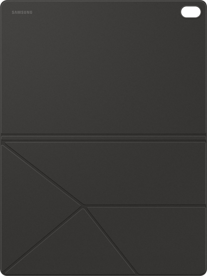 Samsung Galaxy Tab S12 Plus Book Case Zwart achterkant