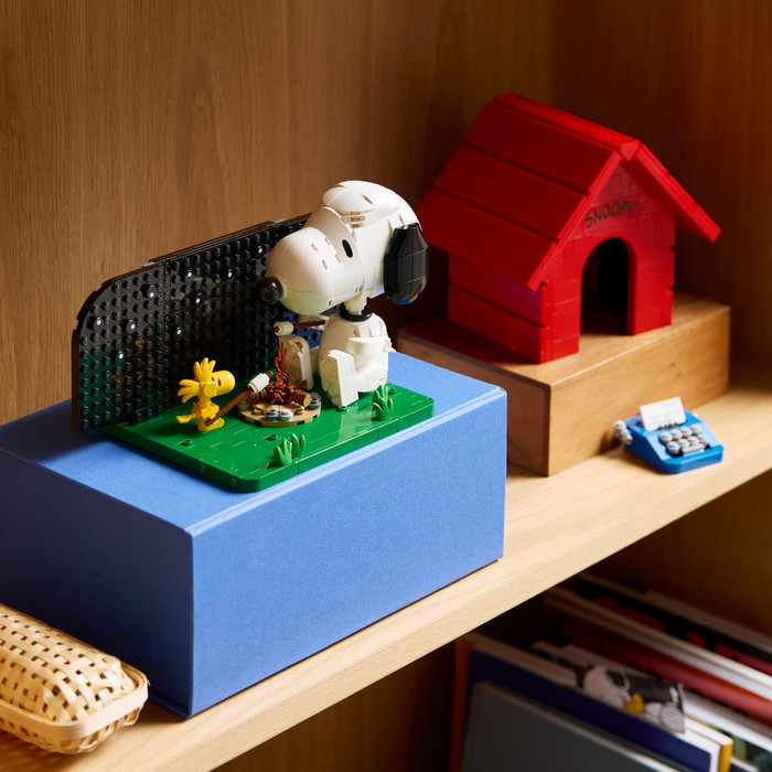 LEGO Ideas Peanuts: Snoopy's Hondenhok 21368 product in gebruik